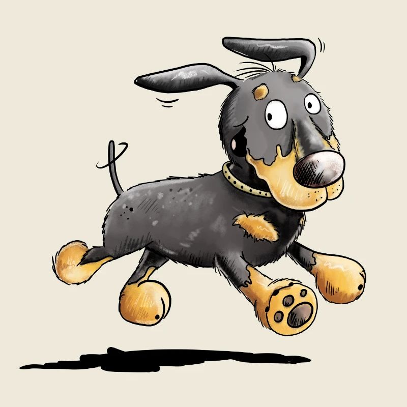 Teckel flotter - Chien de toit - Teckel - Cadeau