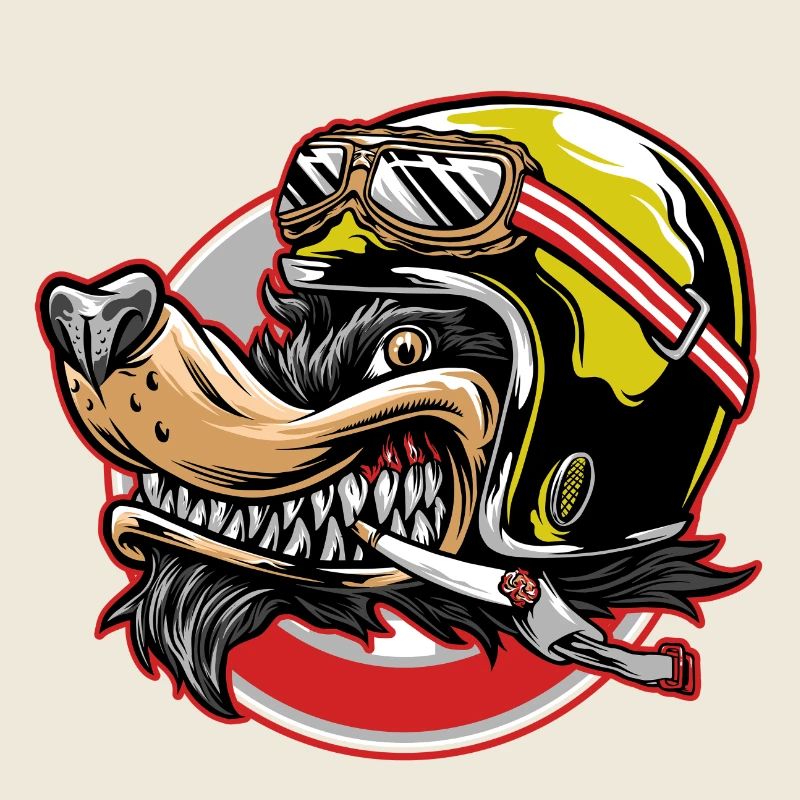Biker Hund