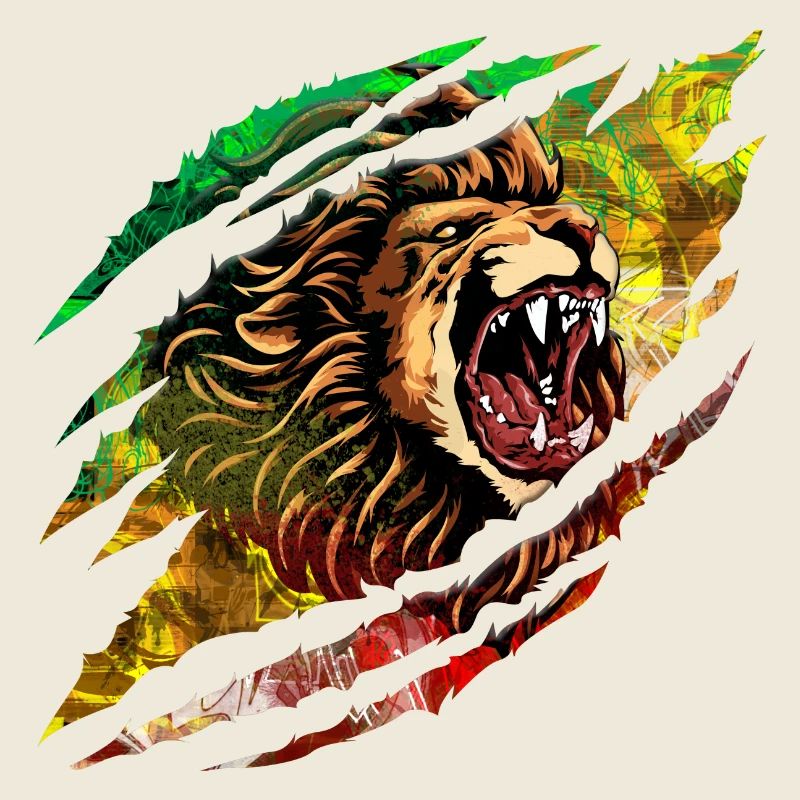 Explosion de couleurs de Lion Storm