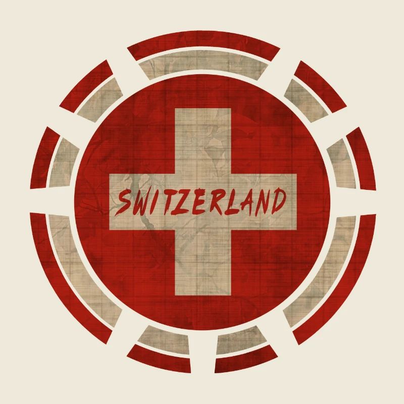 Cercle Suisse / Cadeau Drapeau de la Suisse