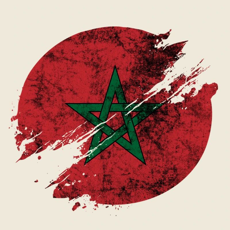 Morocco Circle Blurry Vintage / Gift