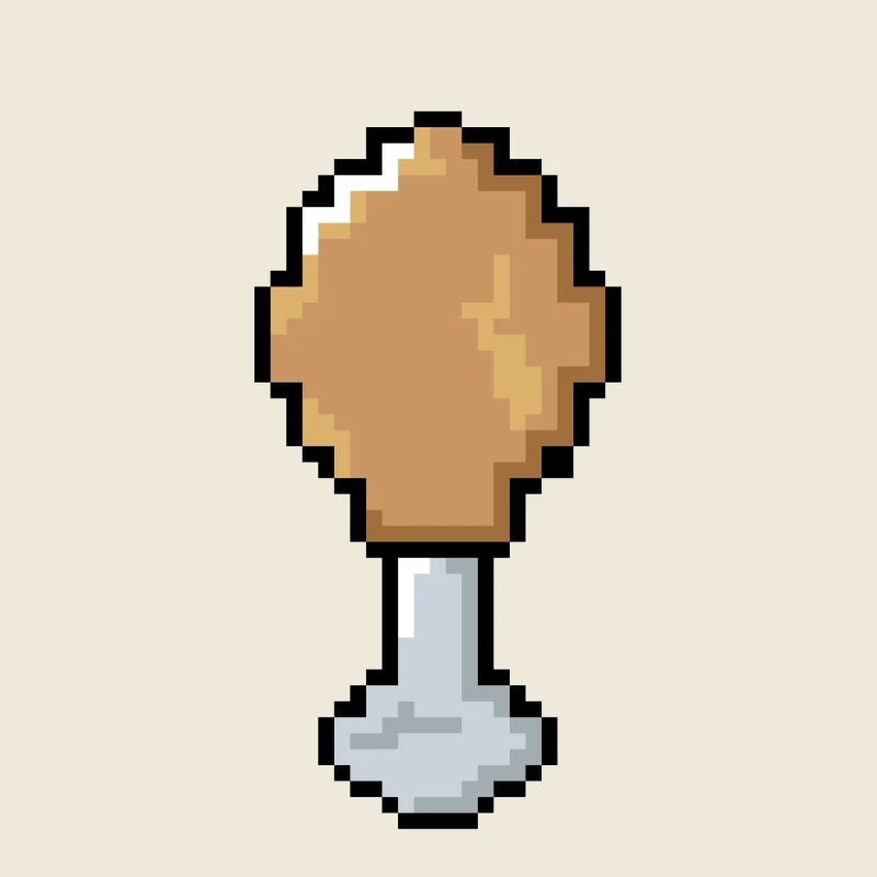 Pixel - Hähnchenkeule