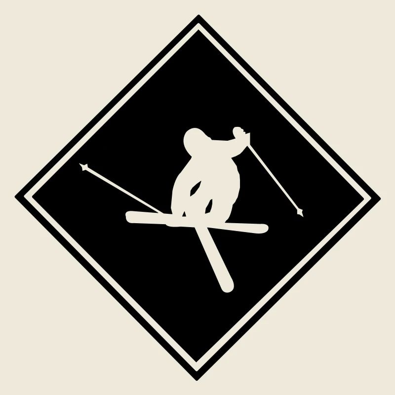 Ski Schild