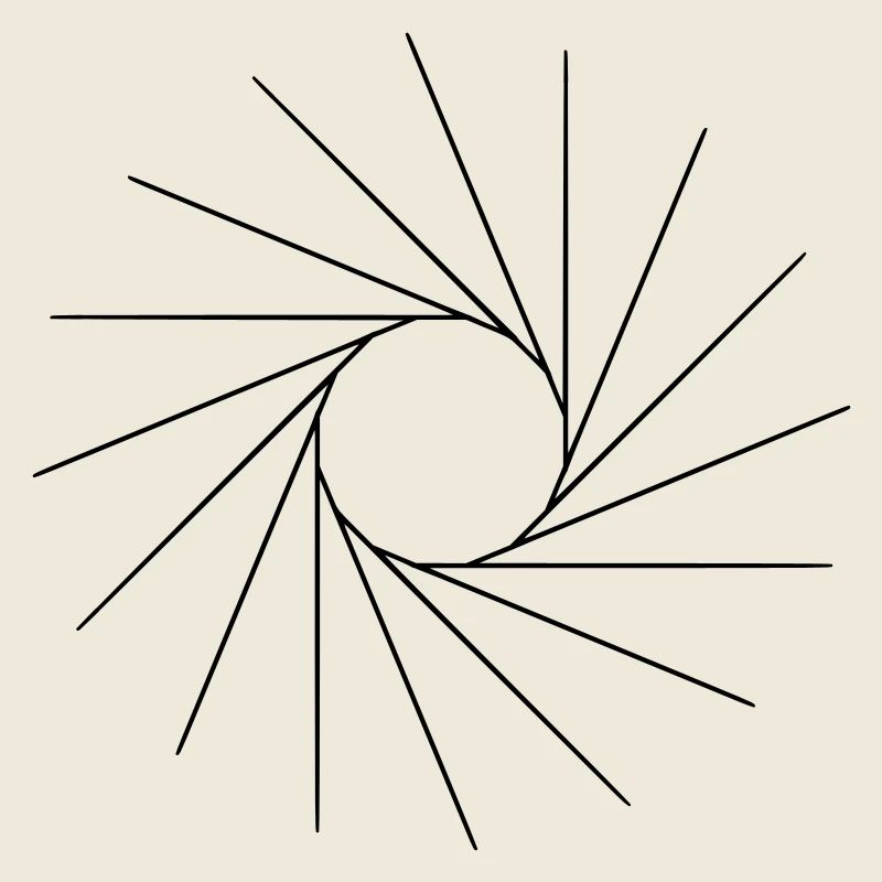 C’est une forme cool, comme un soleil.