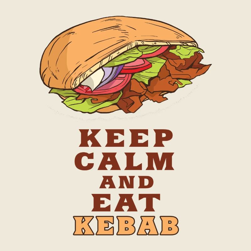 Keep Calm und esse Kebab / Geschenkidee