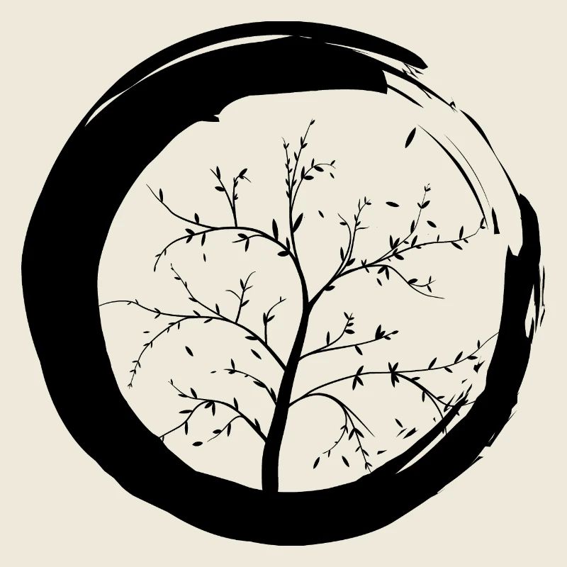 Lebensbaum Zen Baum Herbst