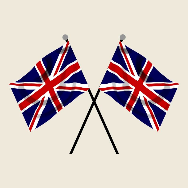 Union Jack Flag Twin Racing Flags