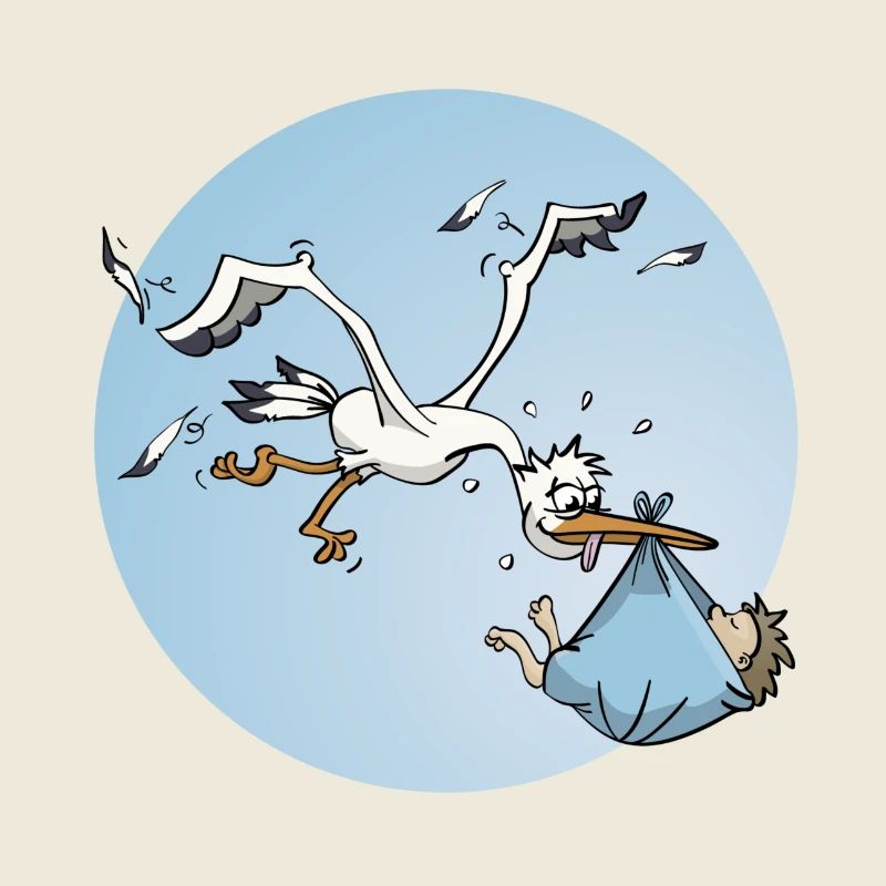 La cigogne et le petit garçon