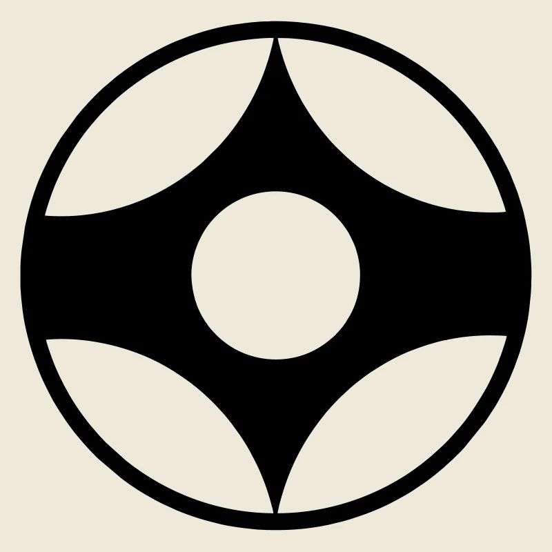 Symbole vectoriel de karaté kanku Kyokushin