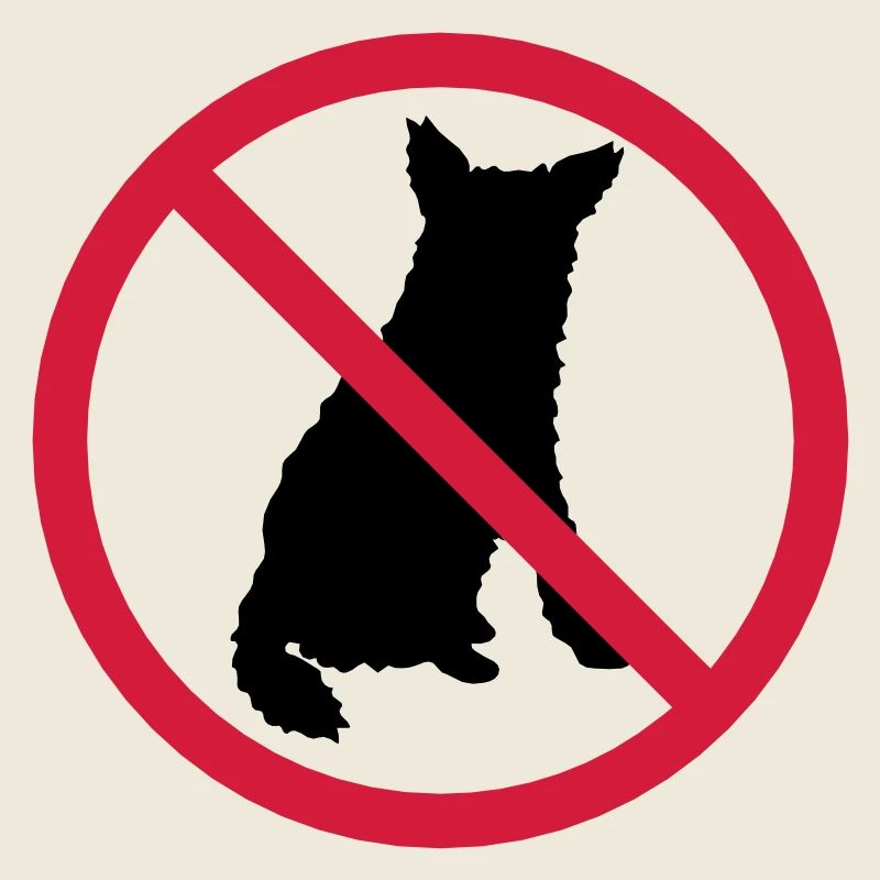 Chiens Interdit Bouclier