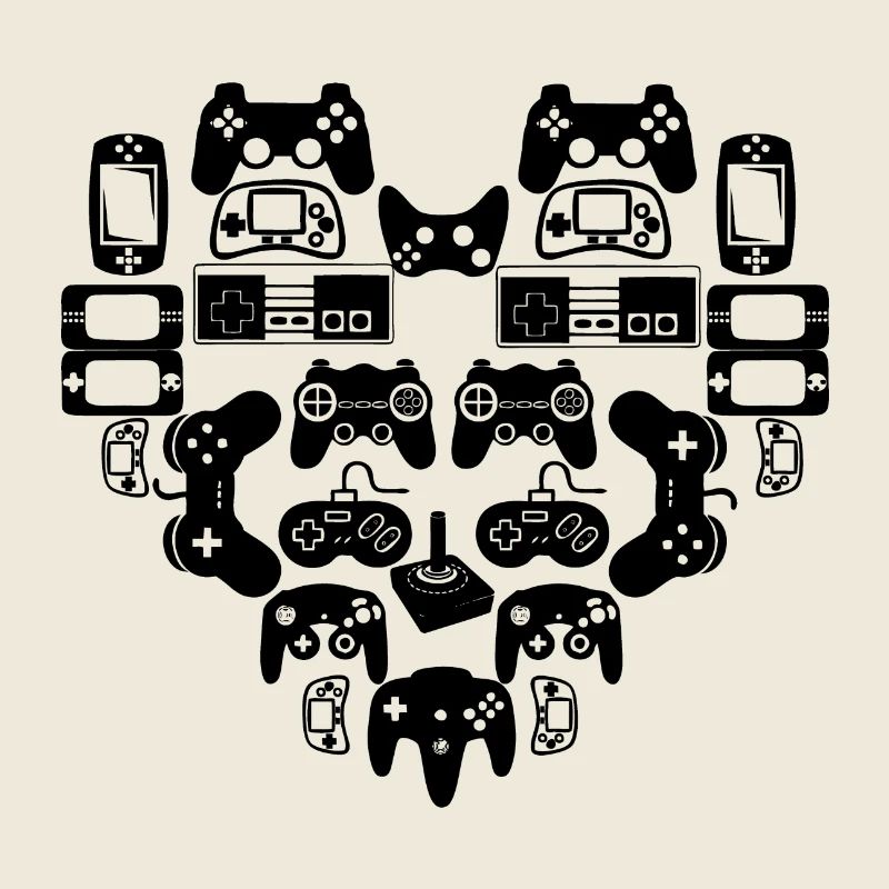 Herz Controller Joystick Gamer Zocker