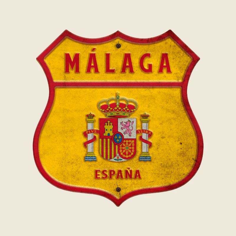Malaga Espagne Conception des armoiries