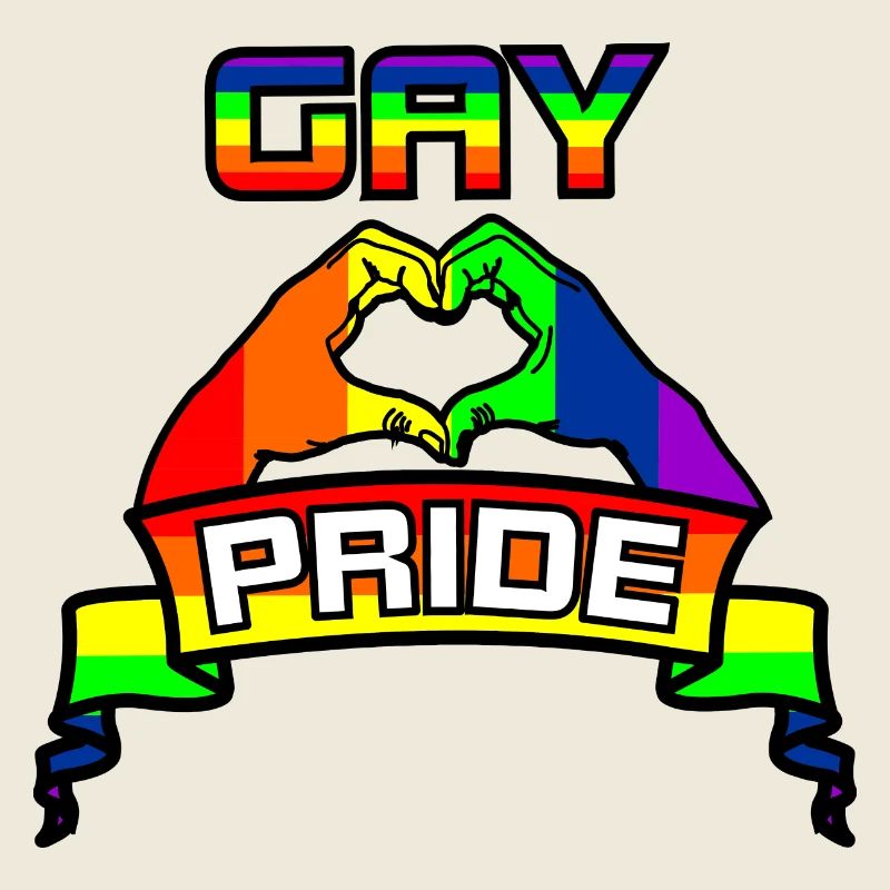 Logo de la gay pride arc-en-ciel 4