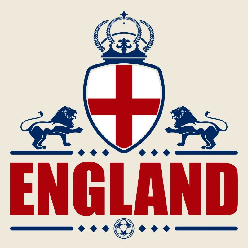 ANGLETERRE ROUGE-BLEU LINEART