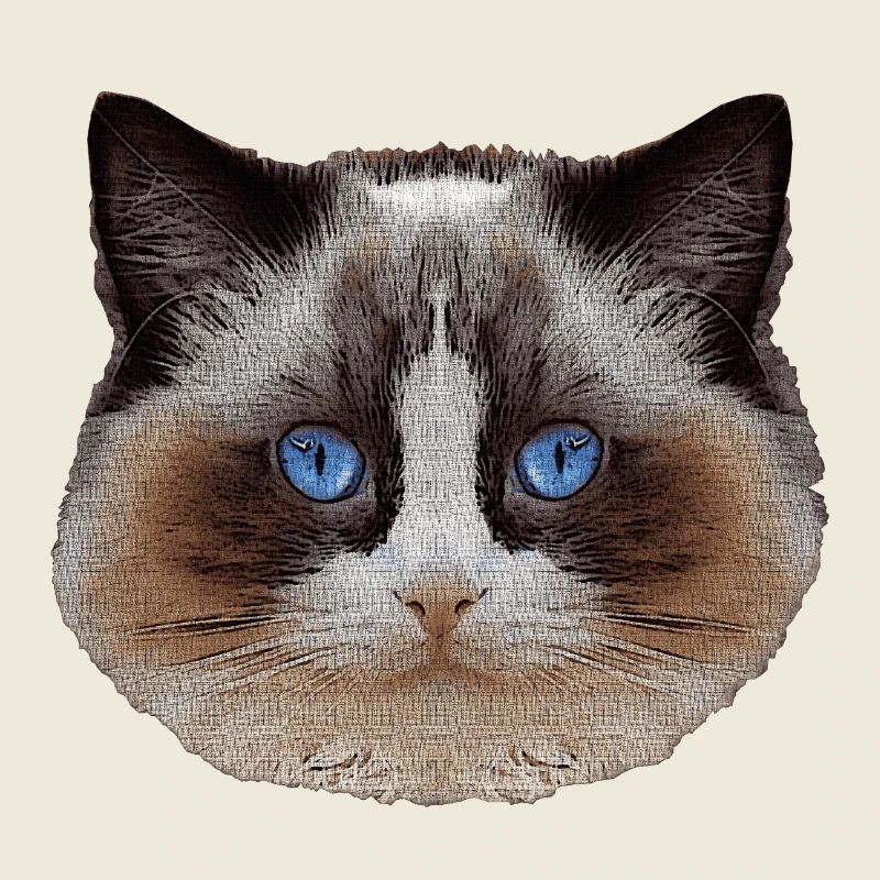 Ragdoll, samtpfote, Katzen design