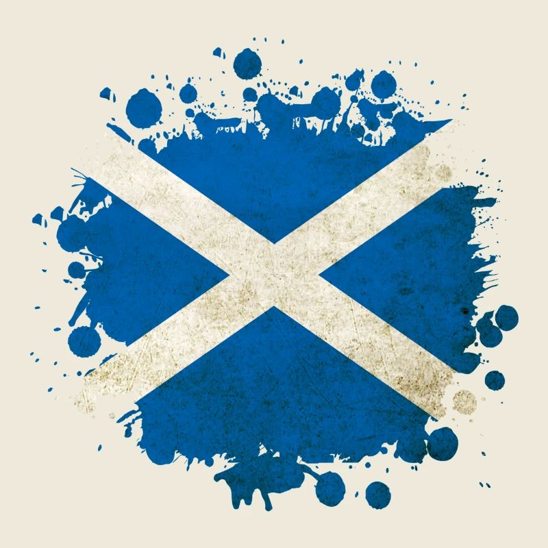 Conception des drapeaux blob en Écosse