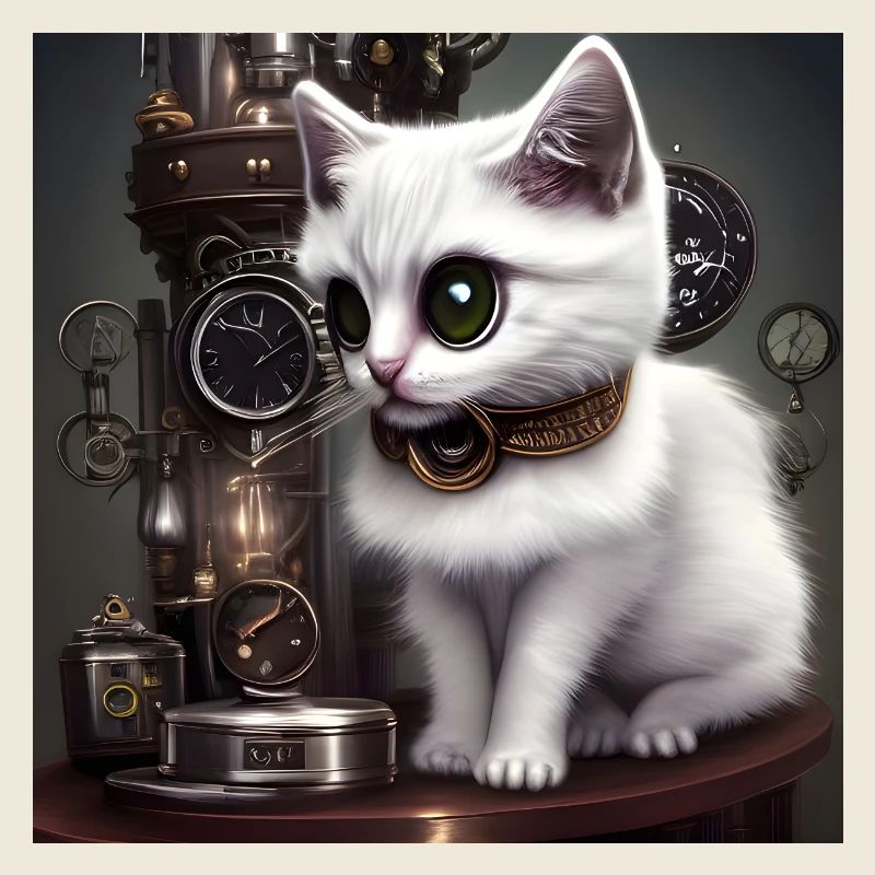 Petit chat steampunk
