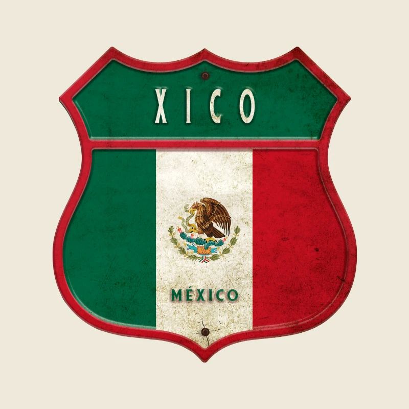 Xico Mexiko Wappen Design