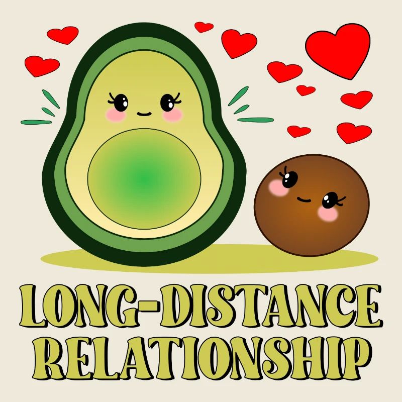 Relation à distance - Avocado FUNNY