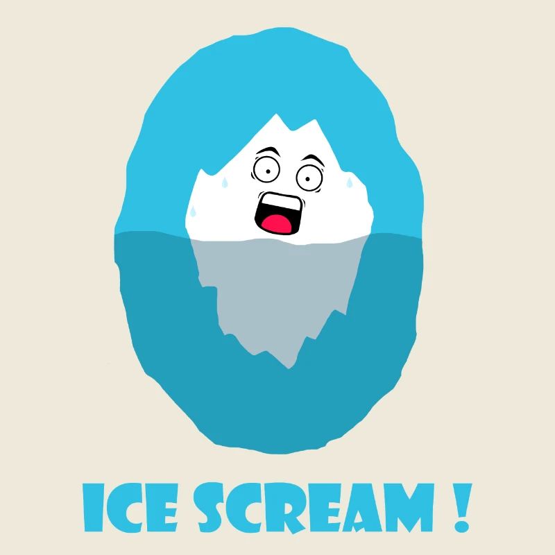 Ice Scream - humorous ecological message