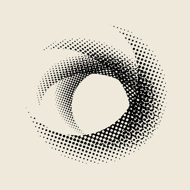 Cercle d’art en pointillés