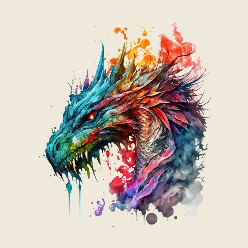 Aquarelle Dragon