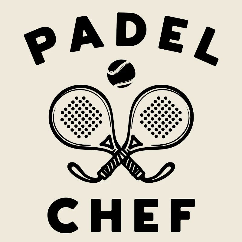 Padel Bälle Statement Schläger Spieler Training
