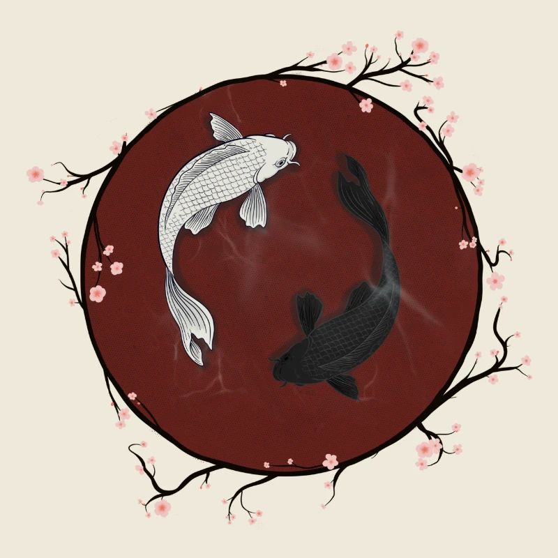Étang Yin Yang Koi