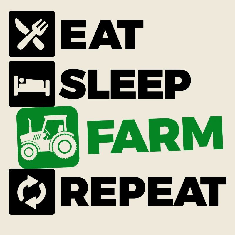 Kraftfahrzeug Traktor Statement Ackerbau Biobauer