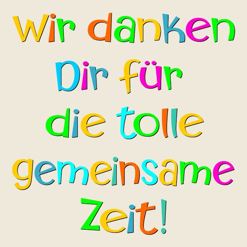 Abschiedsgeschenke Team - Gemeinsame Zeit Danke