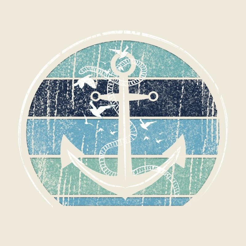 Conception maritime d’ancre vintage