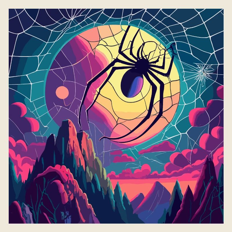 Toile d’araignée lunaire