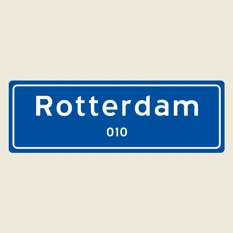 Rotterdam 010 signe de nom de lieu