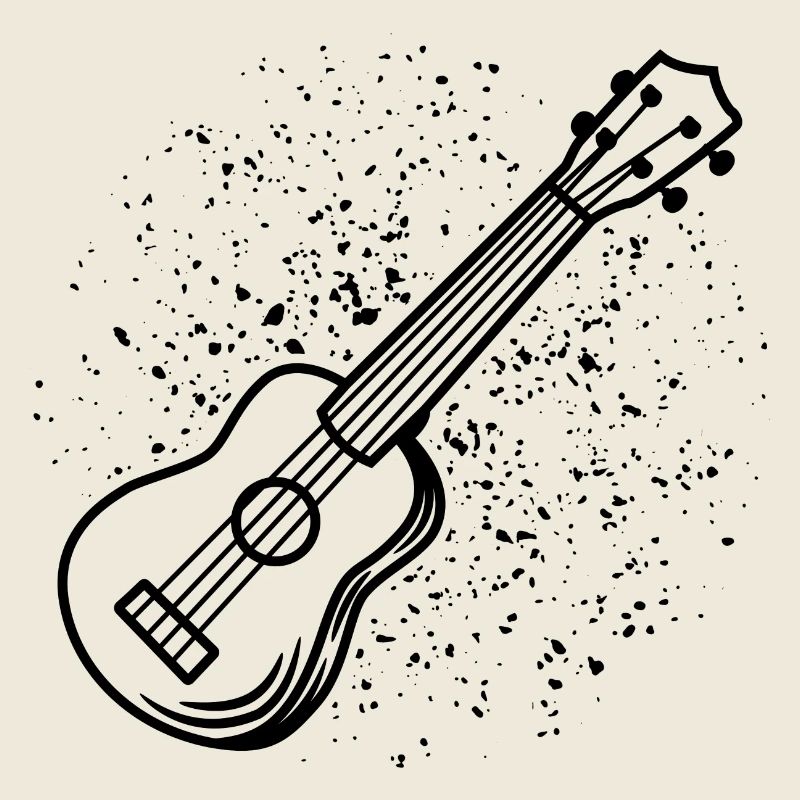 Dessin de ukulélé