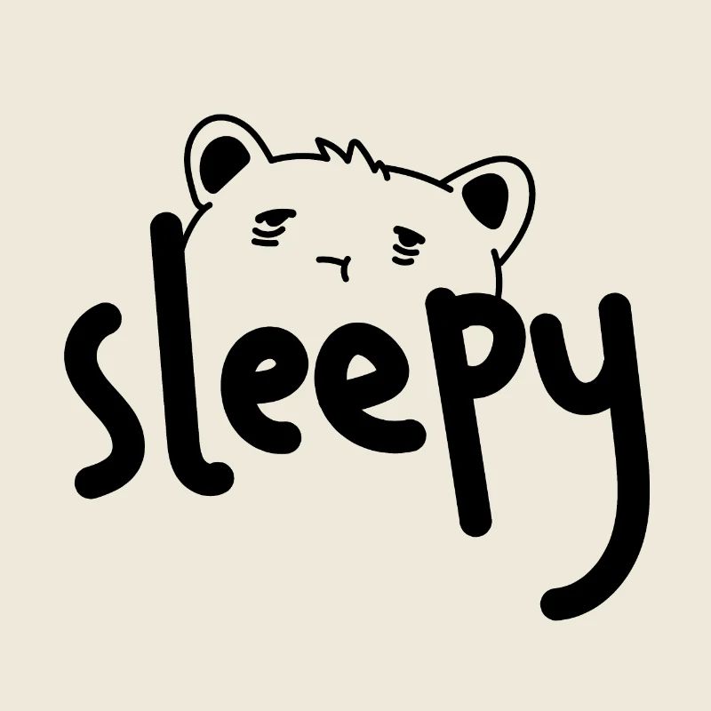 Cute Sleepy Hamster