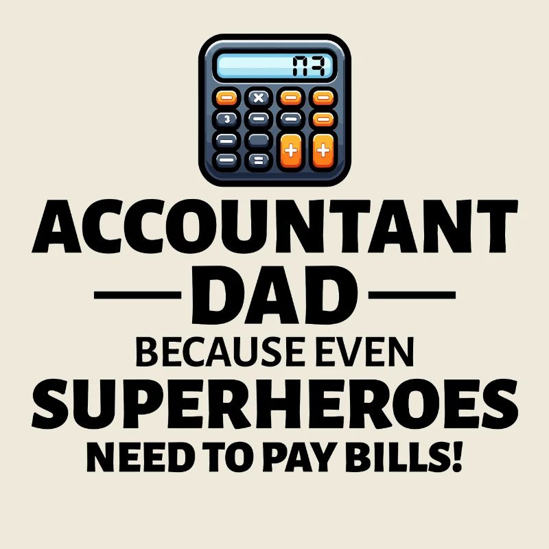 Comptable Papa Comptabilité Finance Financier Drôle