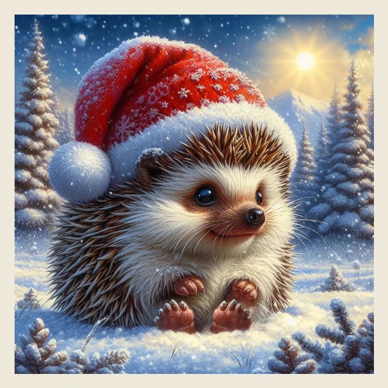 Hérisson de Noël
