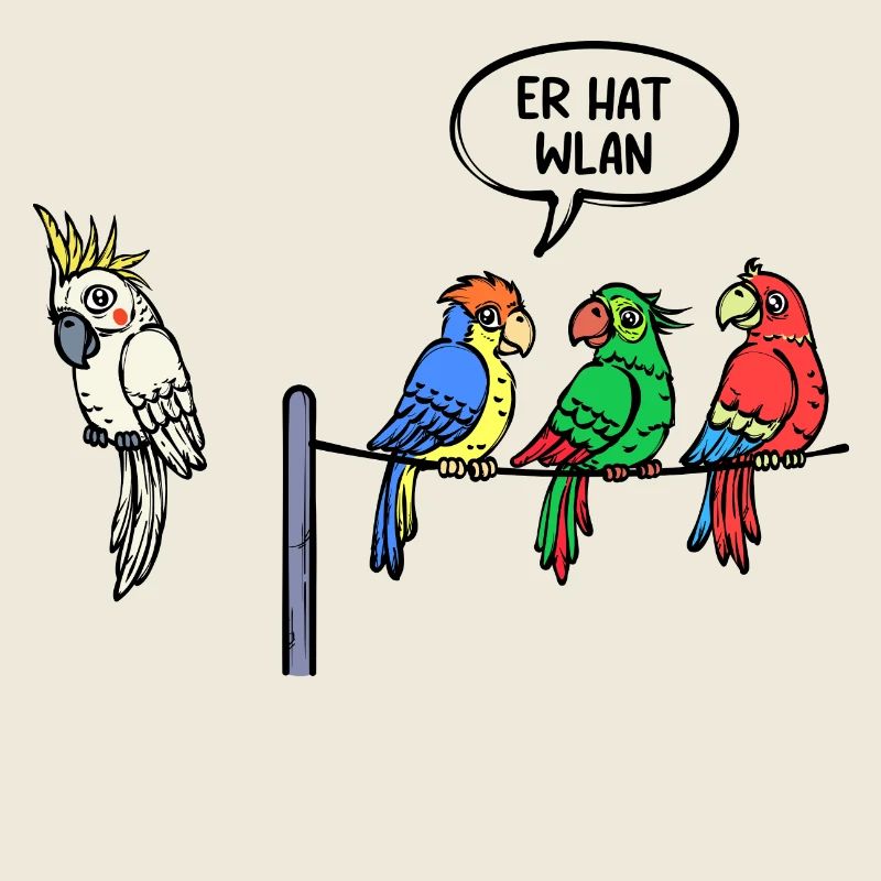 Zoo animaux déclaration perroquet oiseau amant oiseaux