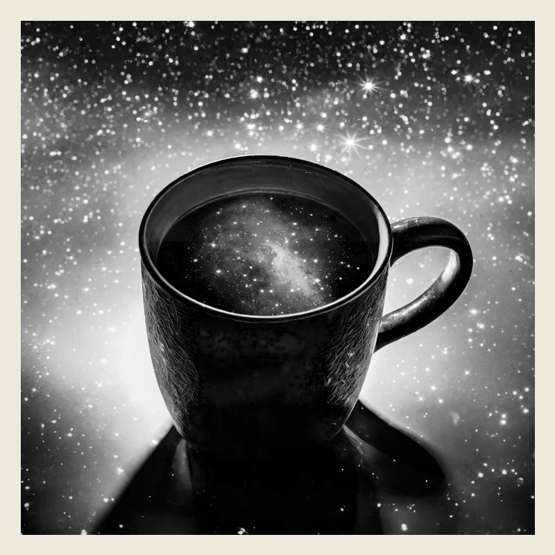 Kosmische Tasse Kaffee