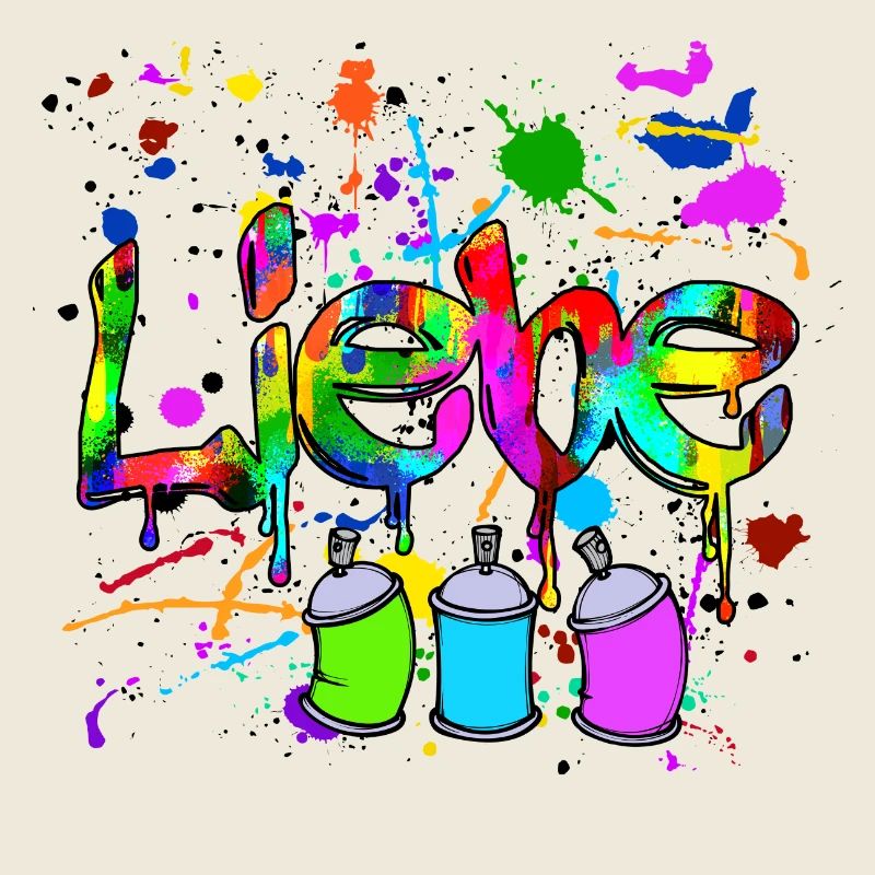Zeichnen Spruch Spraydose Sprayer Graffiti Kunst