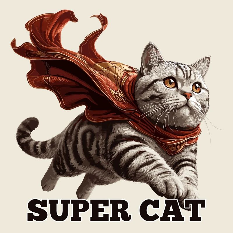 Super Katze Britisch Kurzhaar BKH getigert