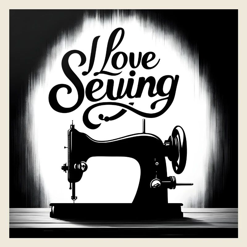 Sewing love and sewing machine