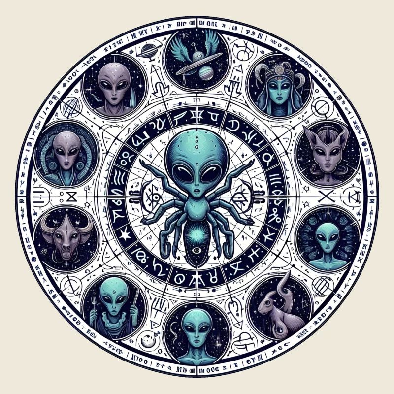 Conception de la roue Alien Zodiac
