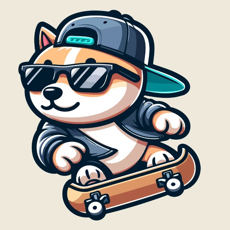 Corgi Boarder: The Skating Sidekick