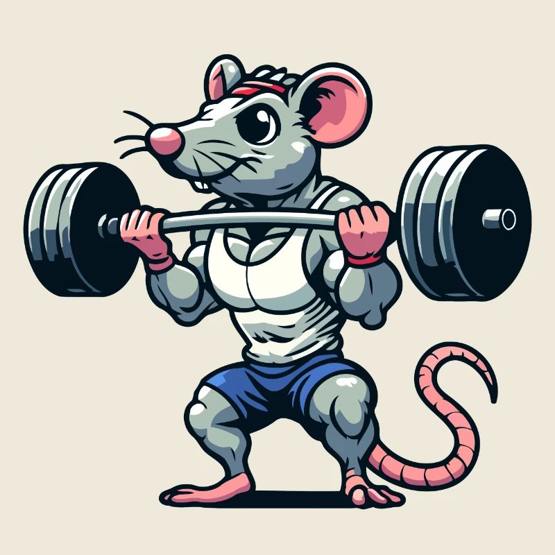 Mighty Mouse Lifter: Der Workout-Krieger