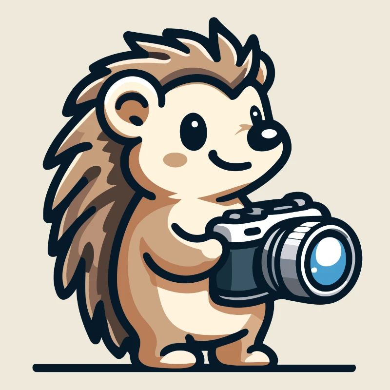 Schnappschuss-Igel: Der Shutterbug-Kumpel