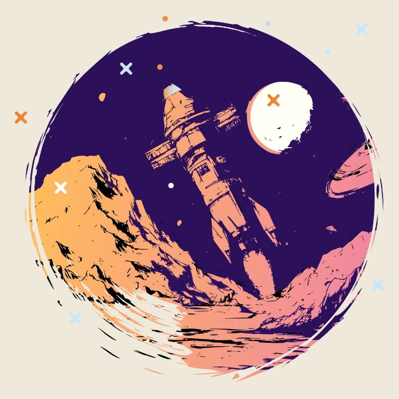 fusée espace école de l’espace début Allez nerd de l’espace
