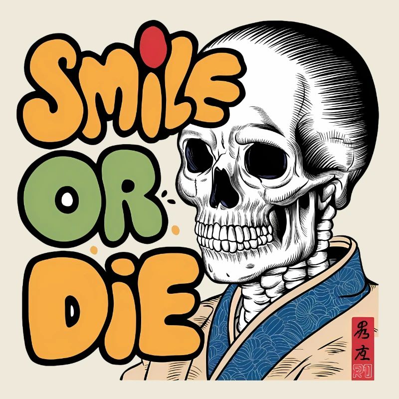 Skeletor with Optimistic Message