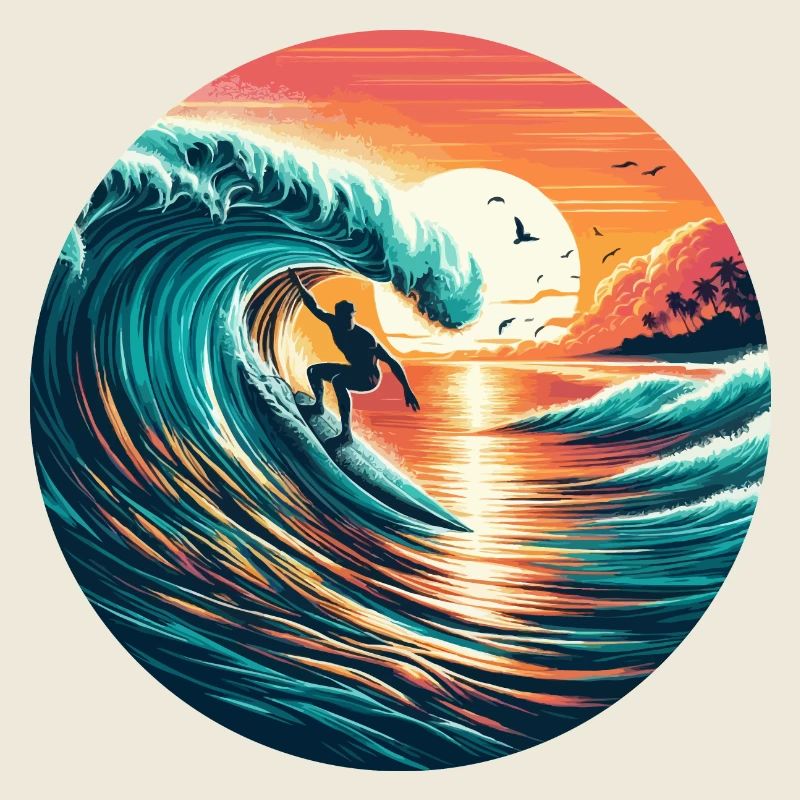 Sunset Surfer