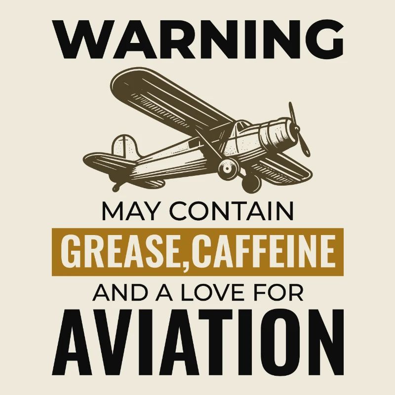 Fluggerätmechaniker Luftfahrttechniker Kaffee Humor